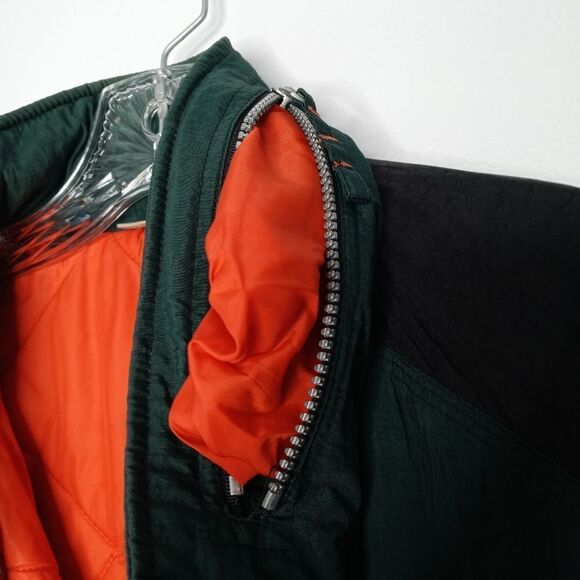 Vintage 80's Nike big logo long jacket size large - Picture 6 of 14